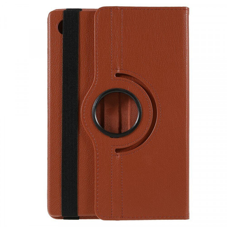 Поворотный чехол для Samsung Galaxy Tab A8 10.5 (2021) SM-X200 / Galaxy Tab А8 10.5 LTE (2021) SM-X205 (коричневый)