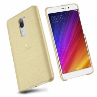 Кожаная накладка LENUO для Xiaomi Mi5S Plus (золотой) Кожаная накладка LENUO для Xiaomi Mi5S Plus (золотой)