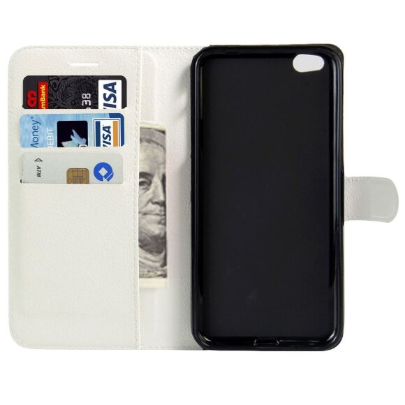 Чехол с визитницей для Xiaomi Mi5C (белый) Чехол с визитницей для Xiaomi Mi5C (белый)