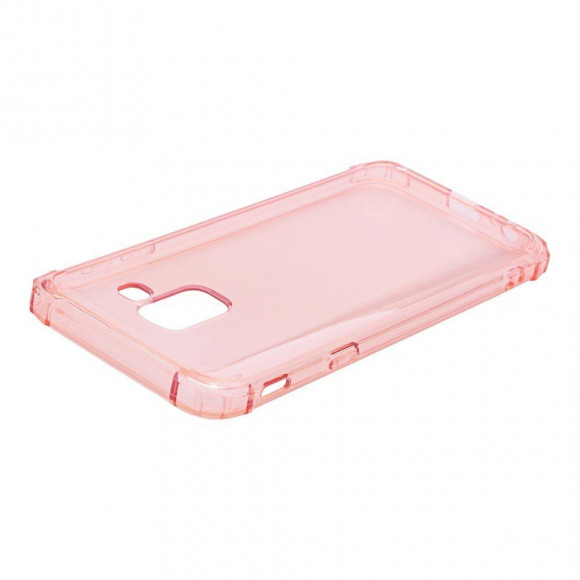 Силиконовый чехол с усиленными бортиками для Samsung Galaxy J6 (2018) (розовый) Силиконовый чехол с усиленными бортиками для Samsung Galaxy J6 (2018) (розовый)