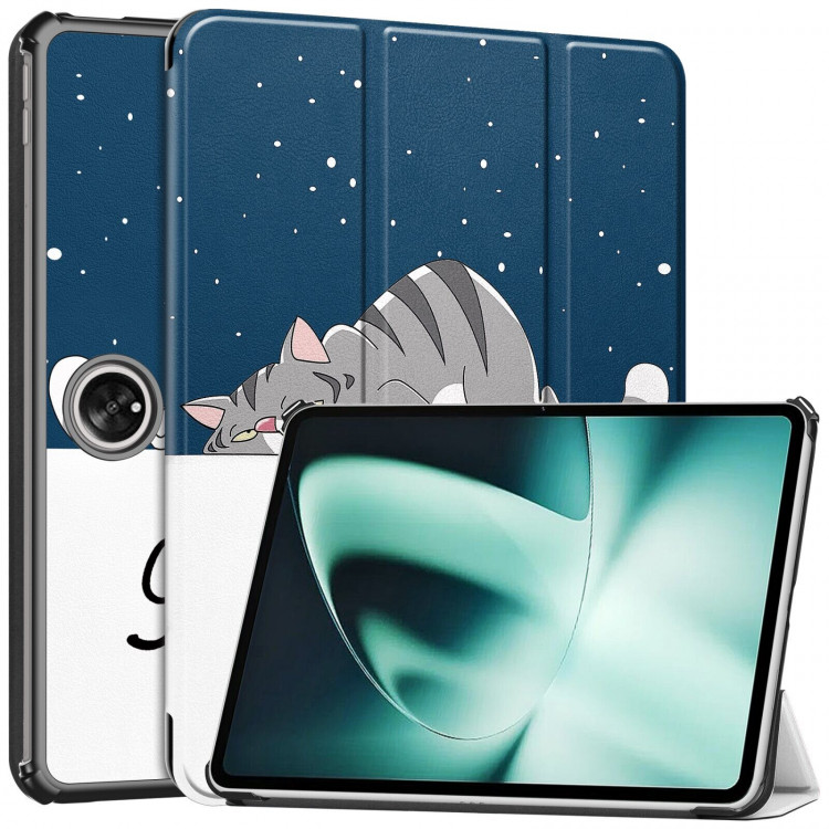 Чехол Smart Case для OnePlus Pad, Oppo Pad 2 (Lazy Cat)