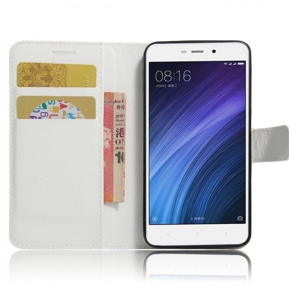Чехол с визитницей для Xiaomi Redmi 4A (белый) Чехол с визитницей для Xiaomi Redmi 4A (белый)