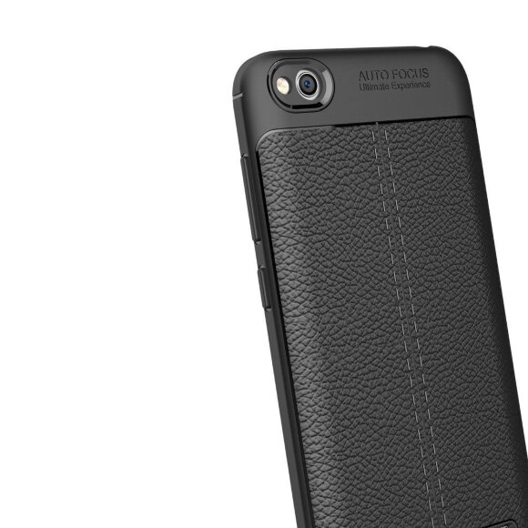 Чехол-накладка Litchi Grain для Xiaomi Redmi 5A (черный) Чехол-накладка Litchi Grain для Xiaomi Redmi 5A (черный)