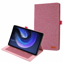 Чехол Business Style для Xiaomi Pad 6, Xiaomi Pad 6 Pro (розовый)