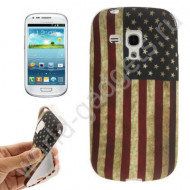Чехол TPU USA Flag  для Samsung Galaxy S3 mini / i8190