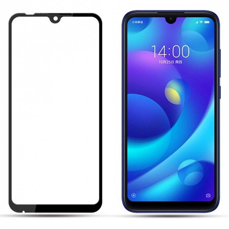 Защитное стекло FULL 3D для Xiaomi Mi Play (черный)