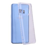 Силиконовый чехол с усиленными бортиками для Samsung Galaxy S9+ (Plus) (прозрачный)