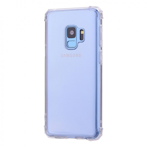 Силиконовый чехол с усиленными бортиками для Samsung Galaxy S9+ (Plus) (прозрачный) Силиконовый чехол с усиленными бортиками для Samsung Galaxy S9+ (Plus) (прозрачный)