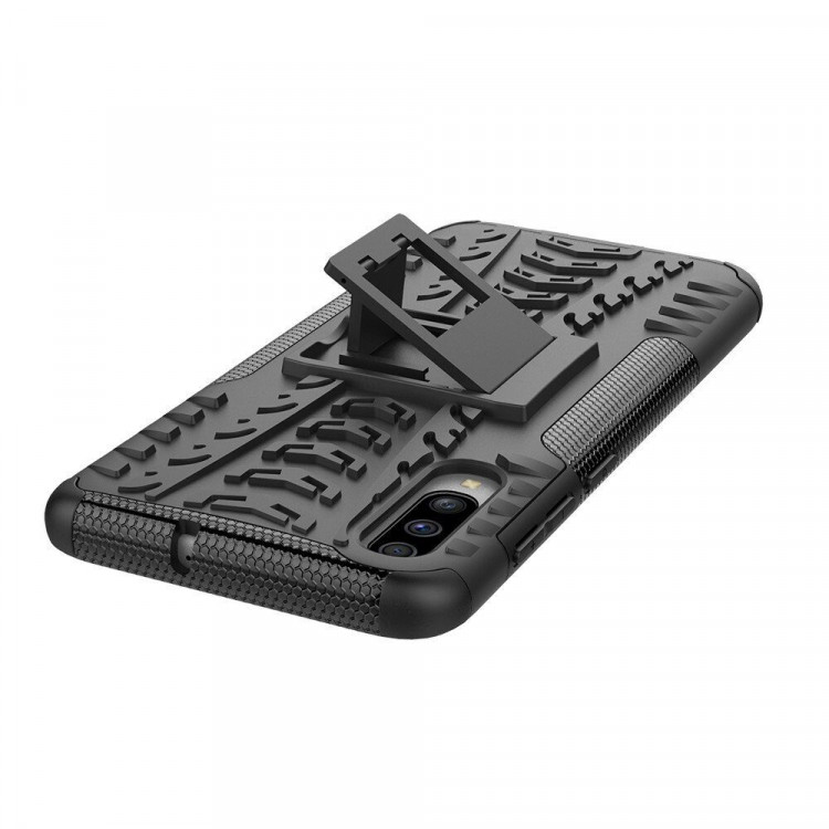 Чехол Hybrid Armor для Samsung Galaxy A70 (черный)