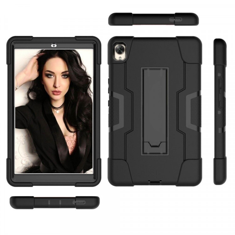 Гибридный TPU чехол для Huawei MediaPad M6 8.4 (черный)