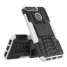 Чехол Hybrid Armor для Huawei Y6 Prime (2018) / Honor 7A / Honor 7C (AUM-L41) / Honor 7A Pro (AUM-L29) (черный + белый)