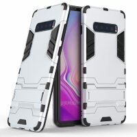 Чехол Duty Armor для Samsung Galaxy S10+ (Plus) (серебряный)