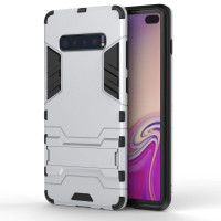 Чехол Duty Armor для Samsung Galaxy S10+ (Plus) (серебряный)