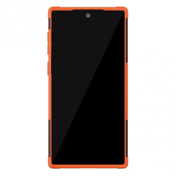 Чехол Hybrid Armor для Samsung Galaxy Note 10 (черный + оранжевый) Чехол Hybrid Armor для Samsung Galaxy Note 10 (черный + оранжевый)