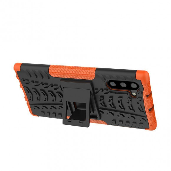 Чехол Hybrid Armor для Samsung Galaxy Note 10 (черный + оранжевый) Чехол Hybrid Armor для Samsung Galaxy Note 10 (черный + оранжевый)