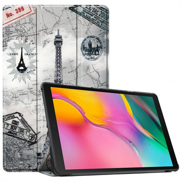 Чехол Smart Case для TCL NxtPaper 10s / TCL TAB 10s 4G 9080G (2021) 10,1 дюйм (Эйфелева башня)