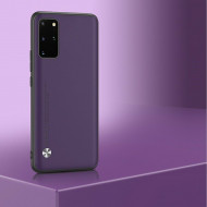 Чехол из искусственной кожи для Samsung Galaxy S20 Plus (темно-фиолетовый) Чехол из искусственной кожи для Samsung Galaxy S20 Plus (темно-фиолетовый)