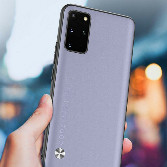 Чехол из искусственной кожи для Samsung Galaxy S20 Plus (темно-фиолетовый)