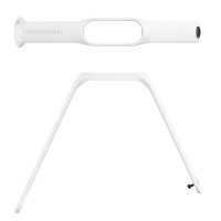 Силиконовый ремешок для Xiaomi Mi Band 7 (белый)