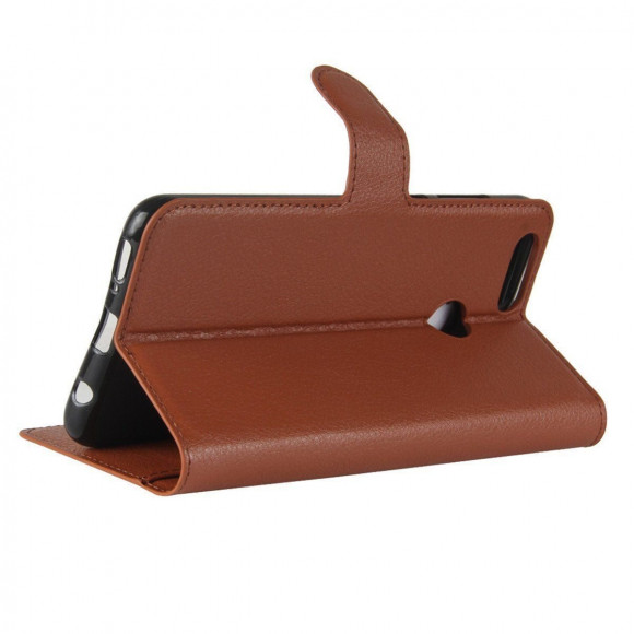 Чехол с визитницей для Huawei Honor 7X (коричневый) Чехол с визитницей для Huawei Honor 7X (коричневый)