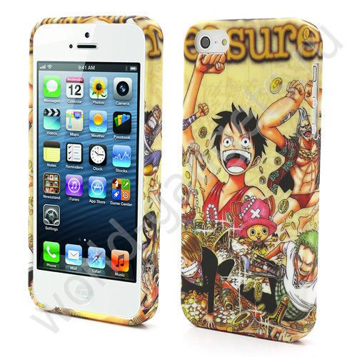 Чехол TPU для iPhone 5 (One Piece Luffy)