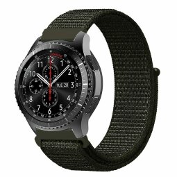 Нейлоновый ремешок для Samsung Galaxy Watch 20мм (армейский зеленый)