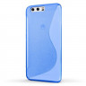 Чехол нескользящий на Huawei P10 Plus (голубой)