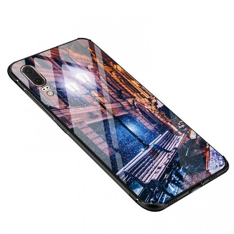 Чехол-накладка для Huawei P20 (Street Lamp)