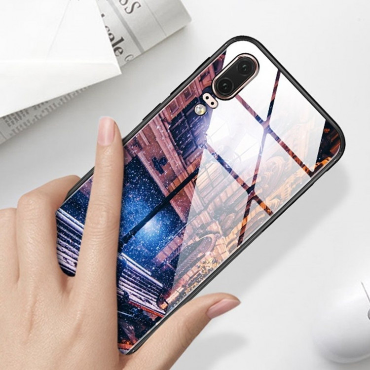 Чехол-накладка для Huawei P20 (Street Lamp)