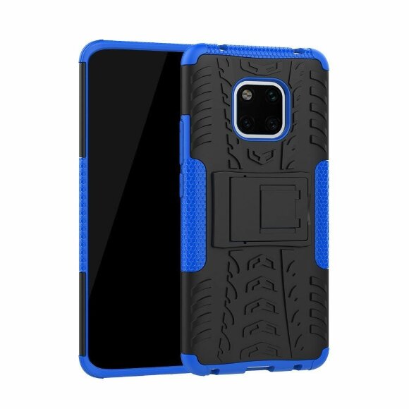 Чехол Hybrid Armor для Huawei Mate 20 Pro (черный + голубой) Чехол Hybrid Armor для Huawei Mate 20 Pro (черный + голубой)