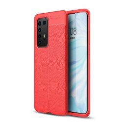 Чехол-накладка Litchi Grain для Huawei P40 Pro (красный)