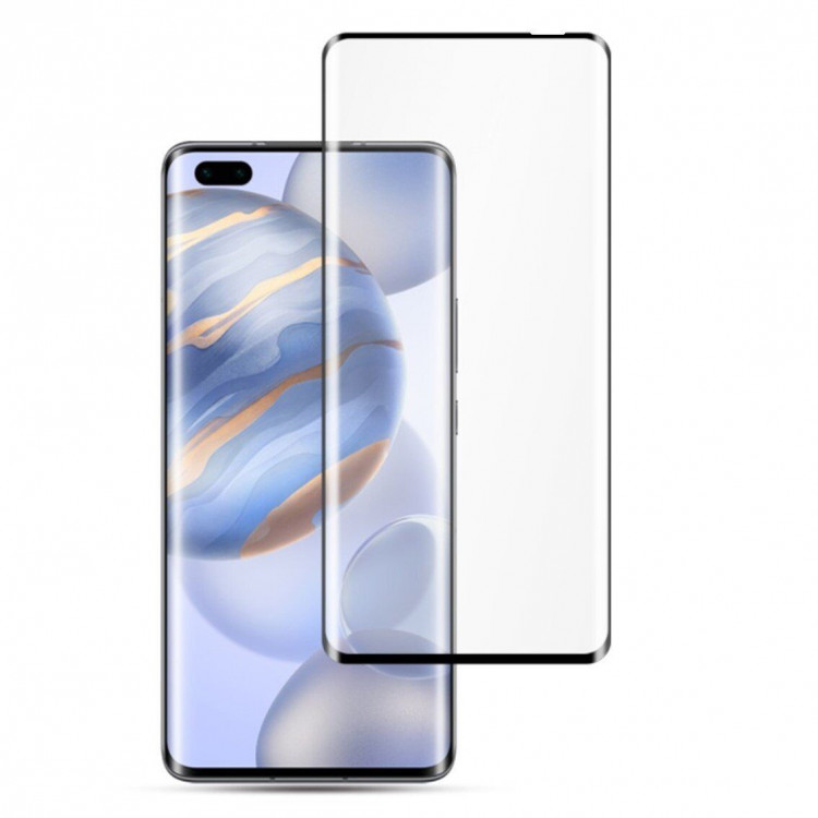 Защитное стекло 3D для Honor 30 Pro / Honor 30 Pro+ (Plus) (черный)