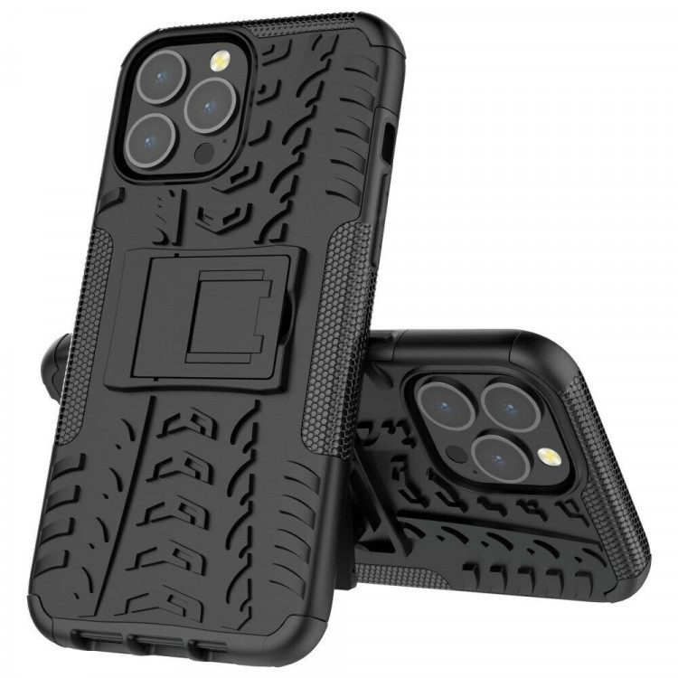 Чехол Hybrid Armor для iPhone 13 Pro Max (черный)