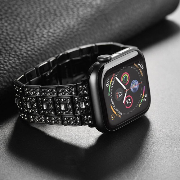 Браслет HOCO Starlight для Apple Watch - Series 5 / 4 / 3 / 2 / 1 (44 - 42мм) (черный) Браслет HOCO Starlight для Apple Watch - Series 5 / 4 / 3 / 2 / 1 (44 - 42мм) (черный)