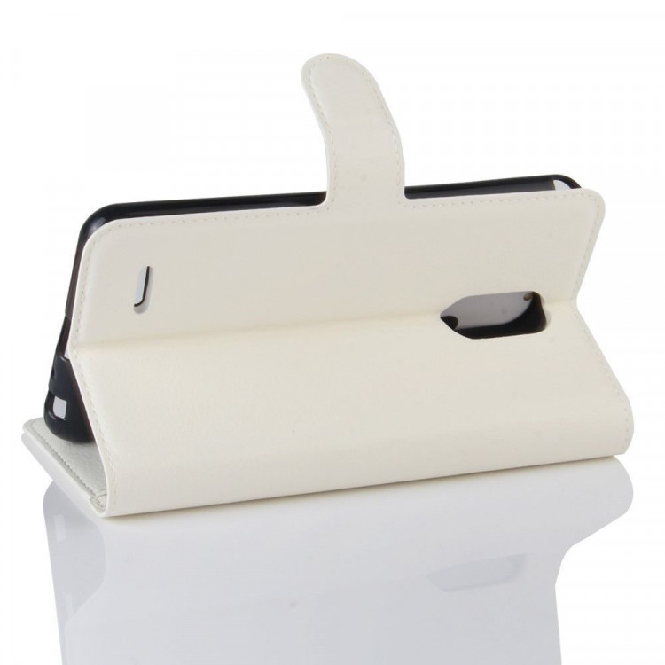 Чехол с визитницей для LG Stylus 3 M400DY (белый)