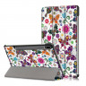 Чехол Smart Case для Samsung Galaxy Tab S7 SM-T870 / SM-T875 и Galaxy Tab S8 SM-X700 / SM-X706 (Butterfly Flowers)