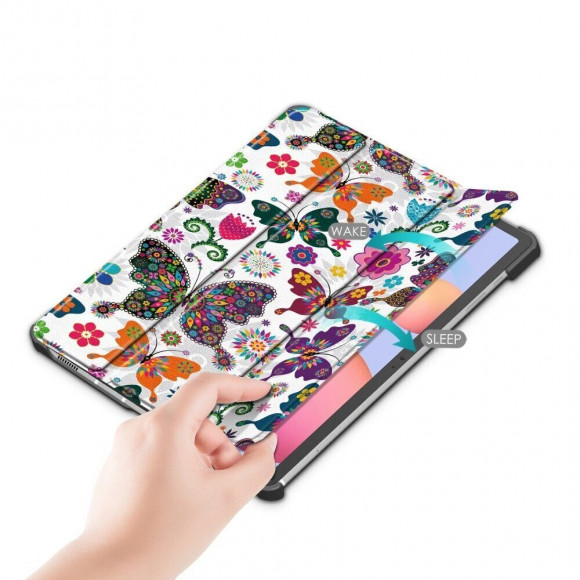 Чехол Smart Case для Samsung Galaxy Tab S7 SM-T870 / SM-T875 и Galaxy Tab S8 SM-X700 / SM-X706 (Butterfly Flowers) Чехол Smart Case для Samsung Galaxy Tab S7 SM-T870 / SM-T875 и Galaxy Tab S8 SM-X700 / SM-X706 (Butterfly Flowers)