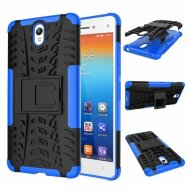 Чехол Hybrid Armor для Lenovo Vibe S1 (черный + голубой) Чехол Hybrid Armor для Lenovo Vibe S1 (черный + голубой)