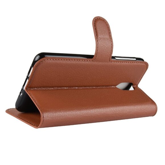 Чехол с визитницей для Nokia 3.1 (коричневый)