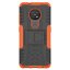 Чехол Hybrid Armor для Nokia 7.2 / Nokia 6.2 (черный + оранжевый)