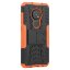 Чехол Hybrid Armor для Nokia 7.2 / Nokia 6.2 (черный + оранжевый)