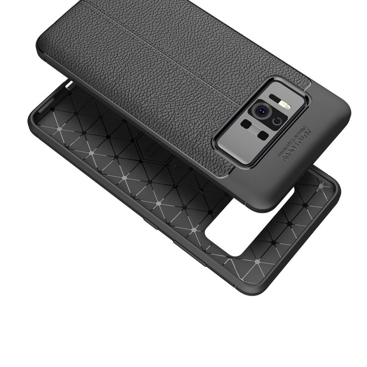 Чехол-накладка Litchi Grain для ASUS Zenfone AR ZS571KL (красный)