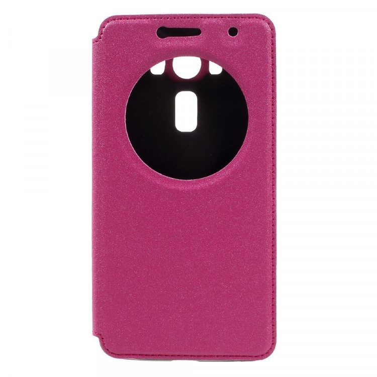 Чехол с окном для ASUS ZenFone 3 Deluxe ZS550KL (розовый)