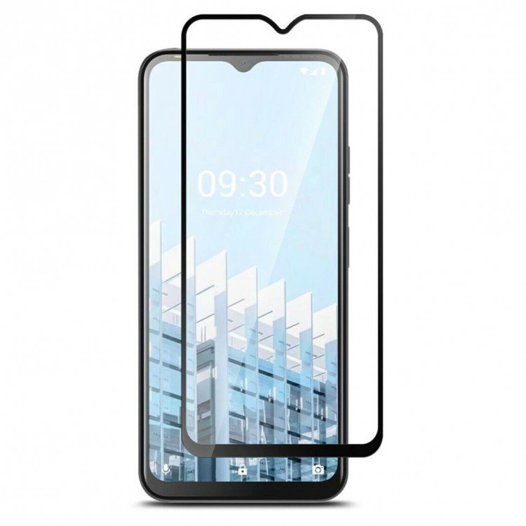 Защитное стекло 3D для TECNO Pop 6 Pro (черный)