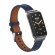 Кожаный ремешок для Xiaomi Smart Band 7 Pro (темно-синий)