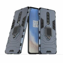 Чехол Armor Ring Holder для OnePlus 8 (темно-синий)