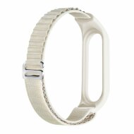 Ремешок Альпийская петля для Xiaomi Mi Band 7 / Mi Band 6 / Mi Band 5 / Mi Band 4 / Mi Band 3 (светло-бежевый)
