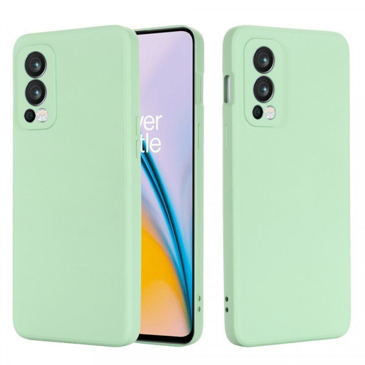 Силиконовый чехол Mobile Shell для OnePlus Nord 2 5G (зеленый)