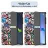 Чехол Smart Case для Lenovo Tab P11 Pro (2nd Gen) - 11,2 дюйма (Graffiti)