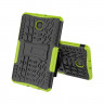 Чехол Hybrid Armor для Samsung Galaxy Tab A 8.0 (2018) SM-T387 (черный + зеленый)